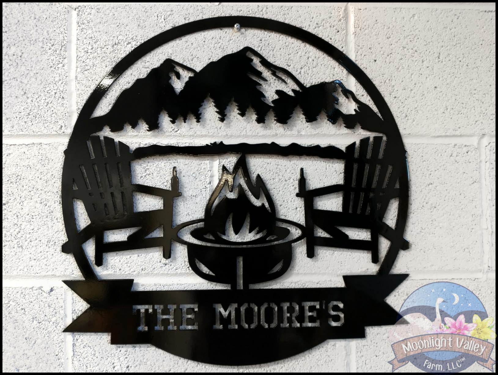 (image for) Personalized Campfire Sign